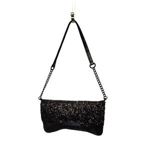 Simply Vera  Wang Sequins Evening Clutch Purse Metallic Accent.